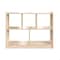 Flash Furniture Bright Beginnings Commercial Grade 5 Section Modular WoodenClassroom Open StorageUnit, Safe, Kid Friendly Design, Natural MK-KE23940-GG - alternate 6